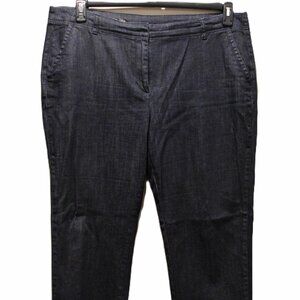NWOT: Talbots W-Heritage Dark Wash Denim - Sz 18